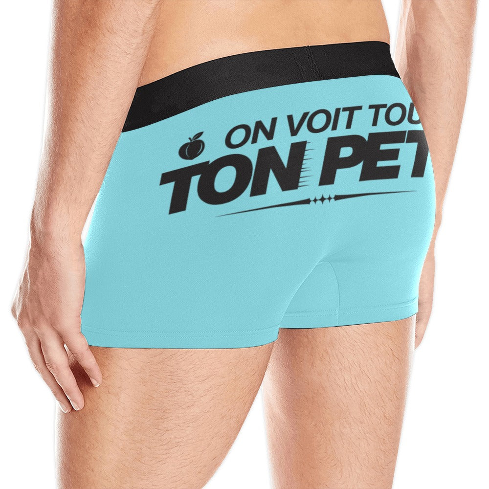Boxer Turquoise On voit tout ton pet