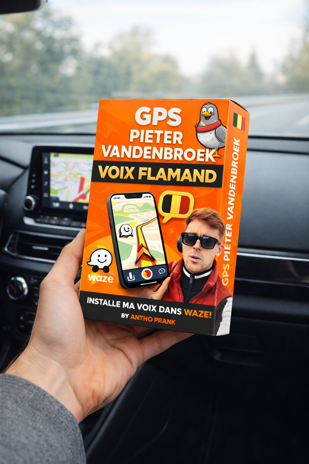 GPS voix flamand Trek Mijn Pin