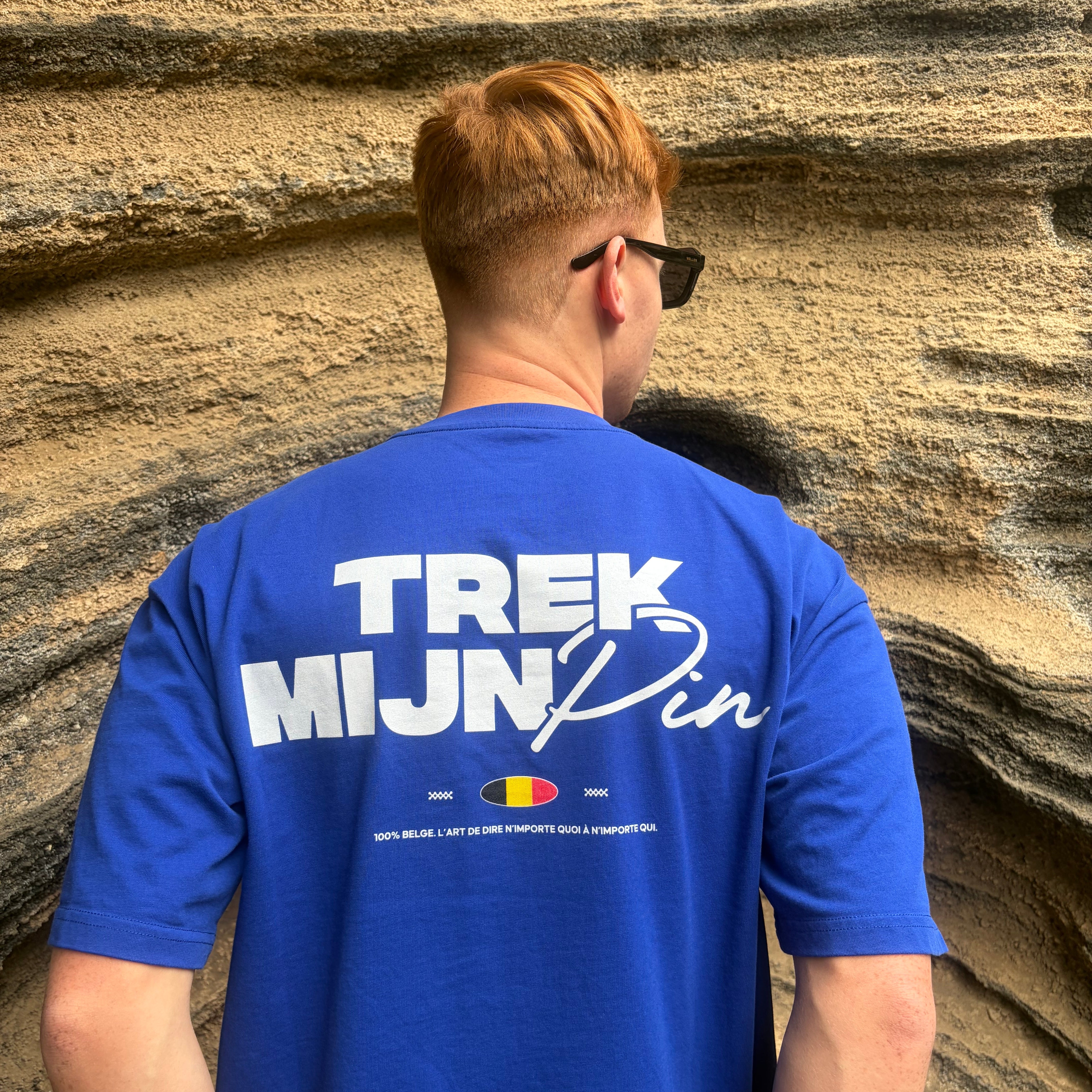 Trek Mijn Pin Blauw T-shirt