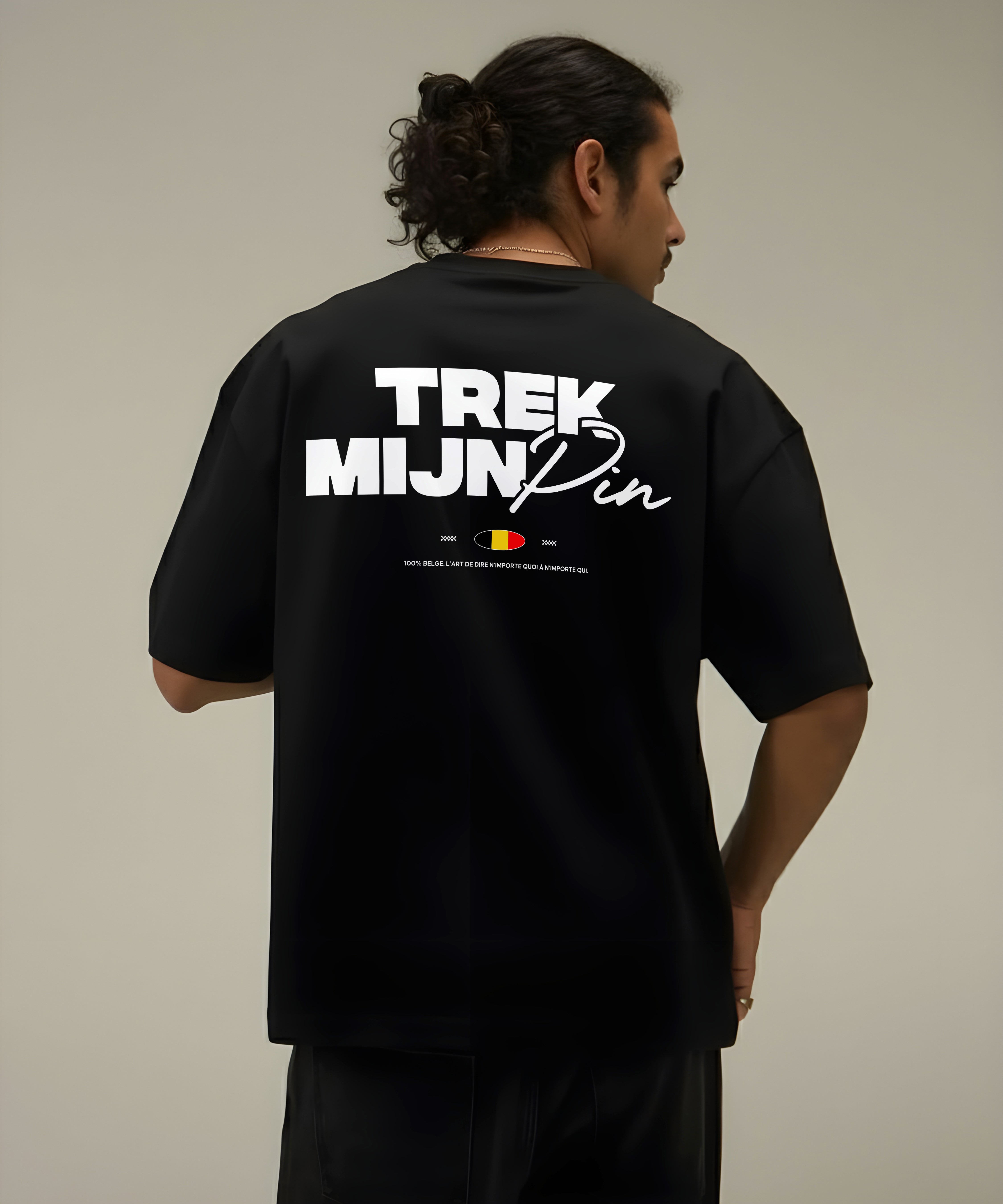 T-shirt Trek Mijn Pin noir