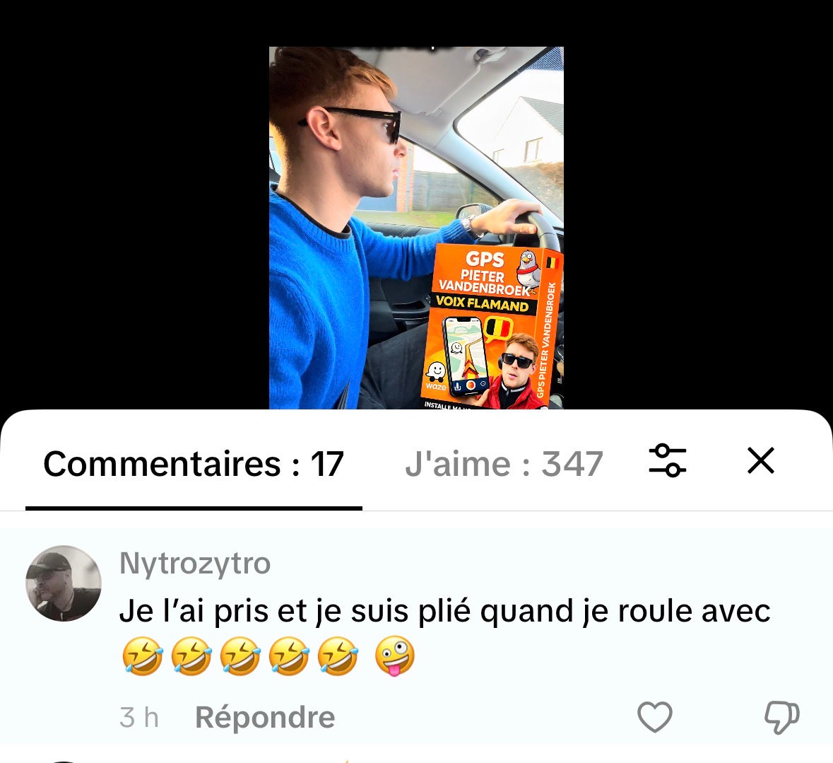 GPS voice Flemish Trek Mijn Pin