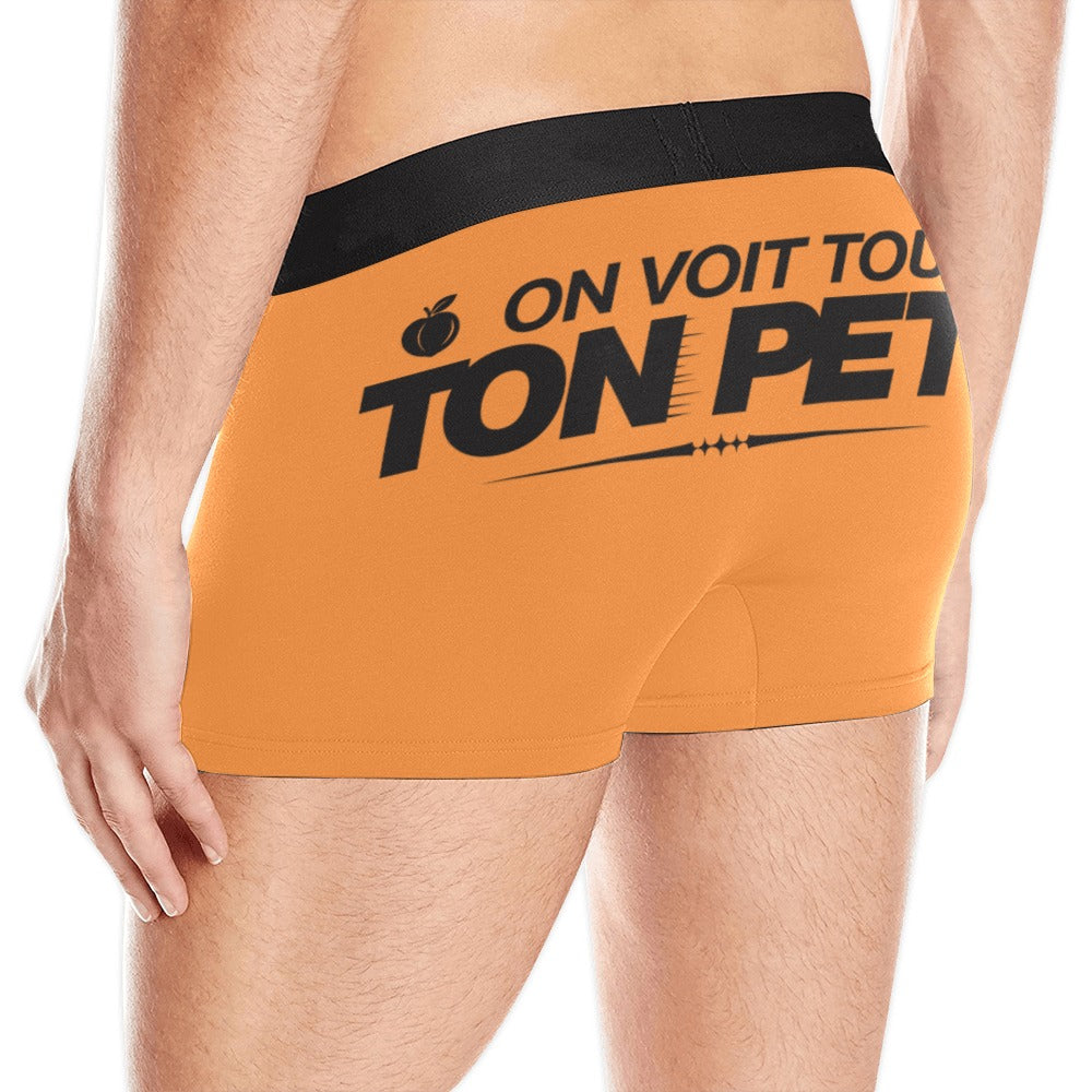 Boxer Orange On voit tout ton pet